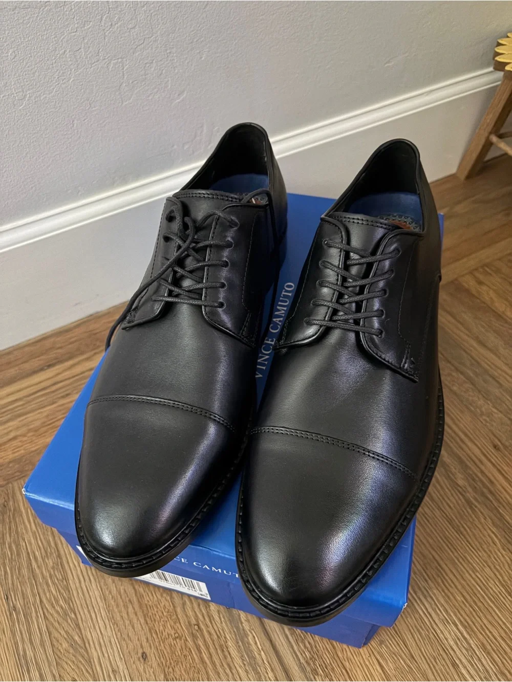 Vince Camuto Teodor Oxford Black Shoes